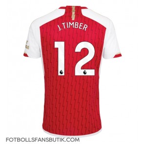 Arsenal Jurrien Timber #12 Replika Hemmatröja 2023-24 Kortärmad